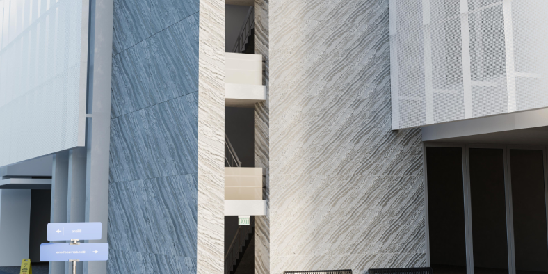 Stylish wall cladding with stone veneer for modern interior and exterior design in Australia